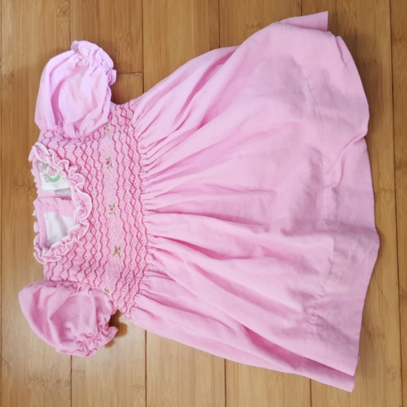 Smocked Threads Other - Smocked threads Cecil & Lou baby infant girls pink smocked dress Size 9 months
